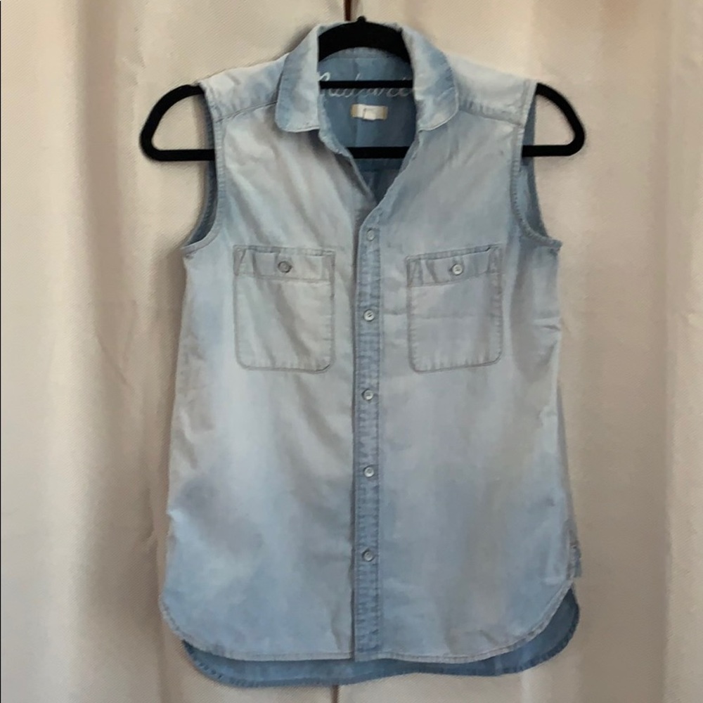 Madewell Chambray Top